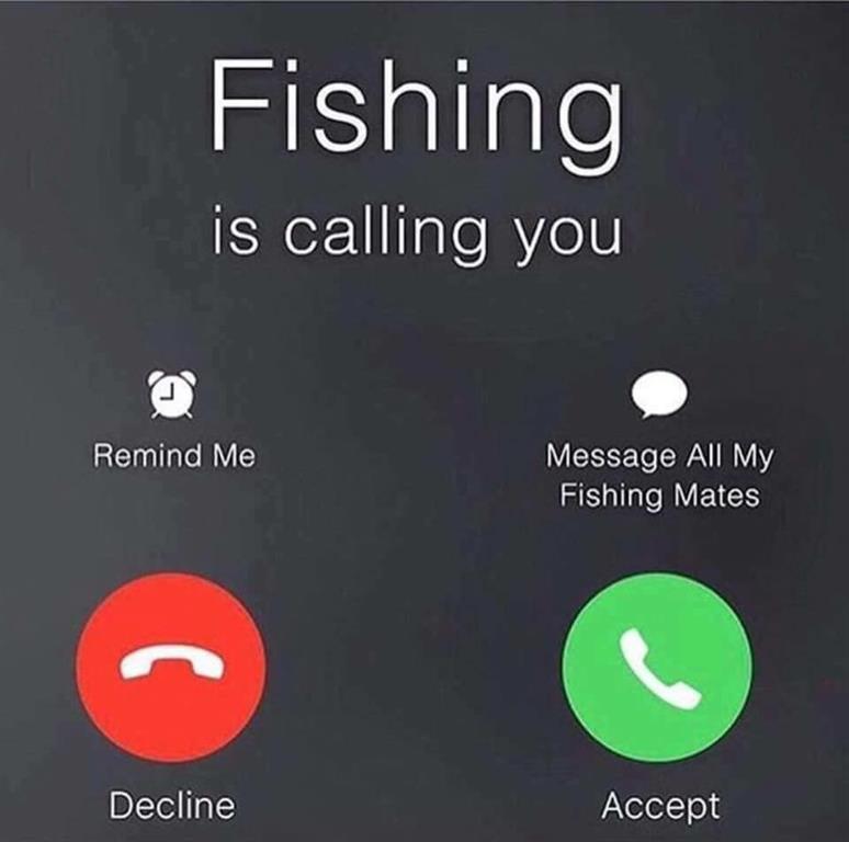 fishing is calling you